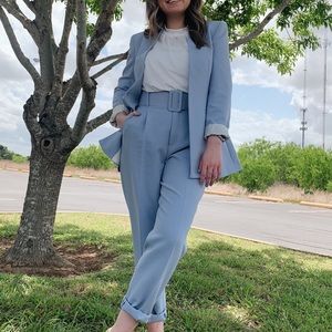 ZARA light blue suit